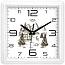 Часы настенные VAIL VL-К1504/1 квадратные, белый