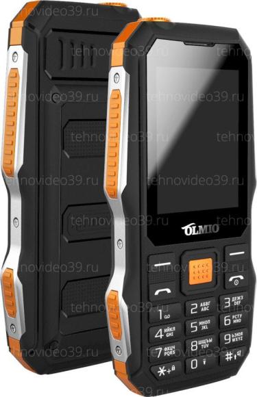 Мобильный телефон Olmio X04 (043989) (черный-оранжевый) купить по низкой цене в интернет-магазине ТехноВидео