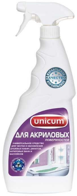Средство UNICUM-BAMi для чистки акриловых ванн и душевых кабин 500гр (11022021)
