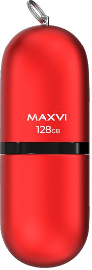 USB Flash Drive 128Gb Maxvi red (FD128GBUSB20C10SF)