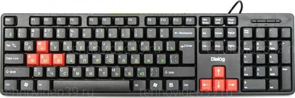 Клавиатура Dialog KS-030U BLACK-RED купить по низкой цене в интернет-магазине ТехноВидео