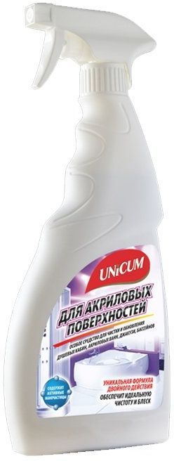Средство UNICUM-BAMi для чистки акриловых ванн и душевых кабин 500гр (11022021)