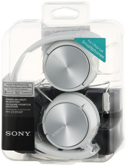 Наушники Sony MDR-ZX310AP White