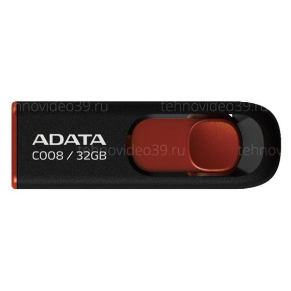 USB A-Data 32GB AC008-32G-RKD Black-Red купить по низкой цене в интернет-магазине ТехноВидео