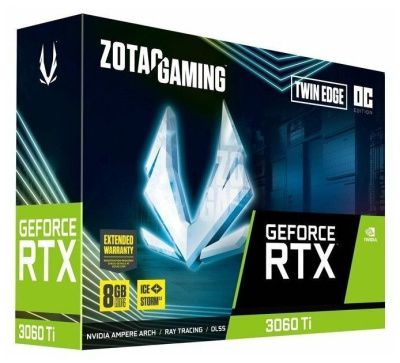 Видеокарта GeForce RTX 3060 Ti ZOTAC Gaming Twin Edge 8GB (LHR) (ZT-A30610E-10MLHR)