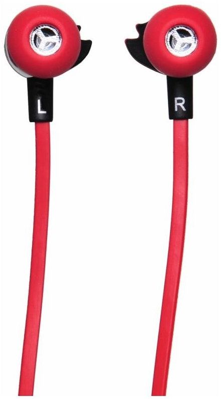 Наушники Оклик HP-S-210 1.2м красный проводные