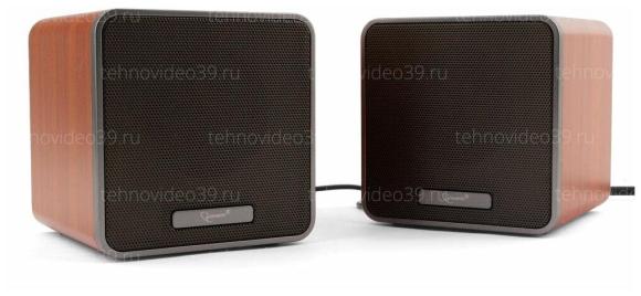 Колонки звуковые 2.0 Gembird SPK-206 коричневый купить по низкой цене в интернет-магазине ТехноВидео