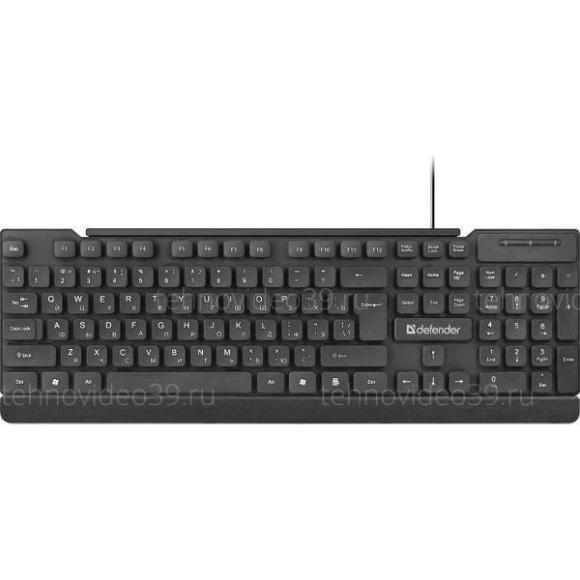 Клавиатура Defender Element HB-190 USB Black купить по низкой цене в интернет-магазине ТехноВидео