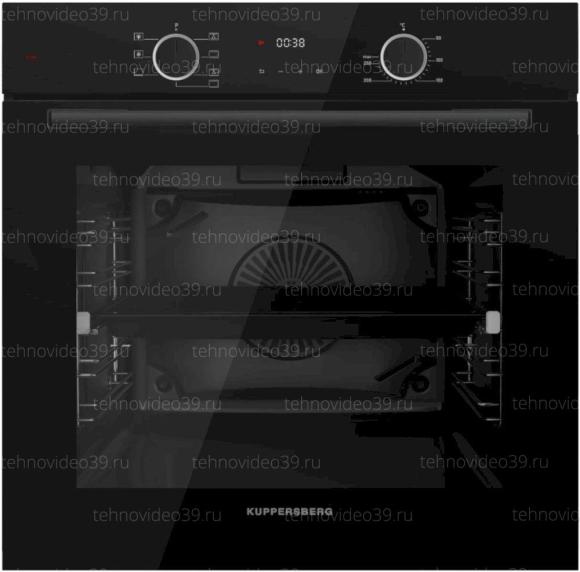 Духовой шкаф Kuppersberg HF608B черный купить по низкой цене в интернет-магазине ТехноВидео