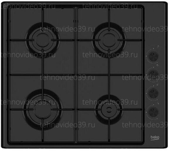 Газовая варочная поверхность Beko HIZG 64120 B, черный купить по низкой цене в интернет-магазине ТехноВидео