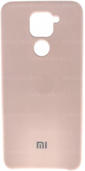 Чехол-накладка для Xiaomi Redmi Note 9, силикон/бархат, бежевый купить по низкой цене в интернет-магазине ТехноВидео