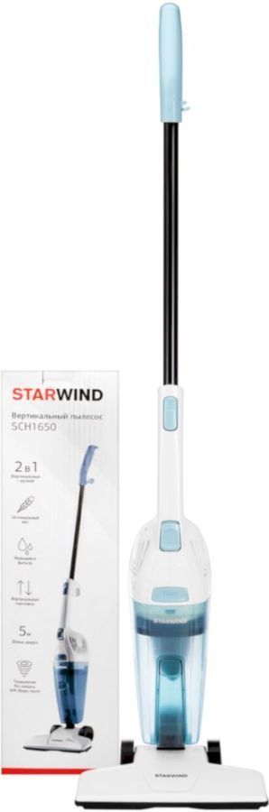 Вертикальный пылесос Starwind SCH1650 белый