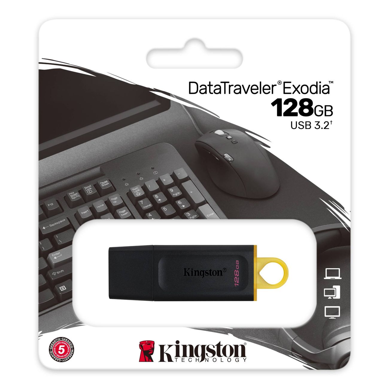 Память USB3.0 Flash Drive 128Gb Kingston DataTraveler Exodia (DTX/128GB)