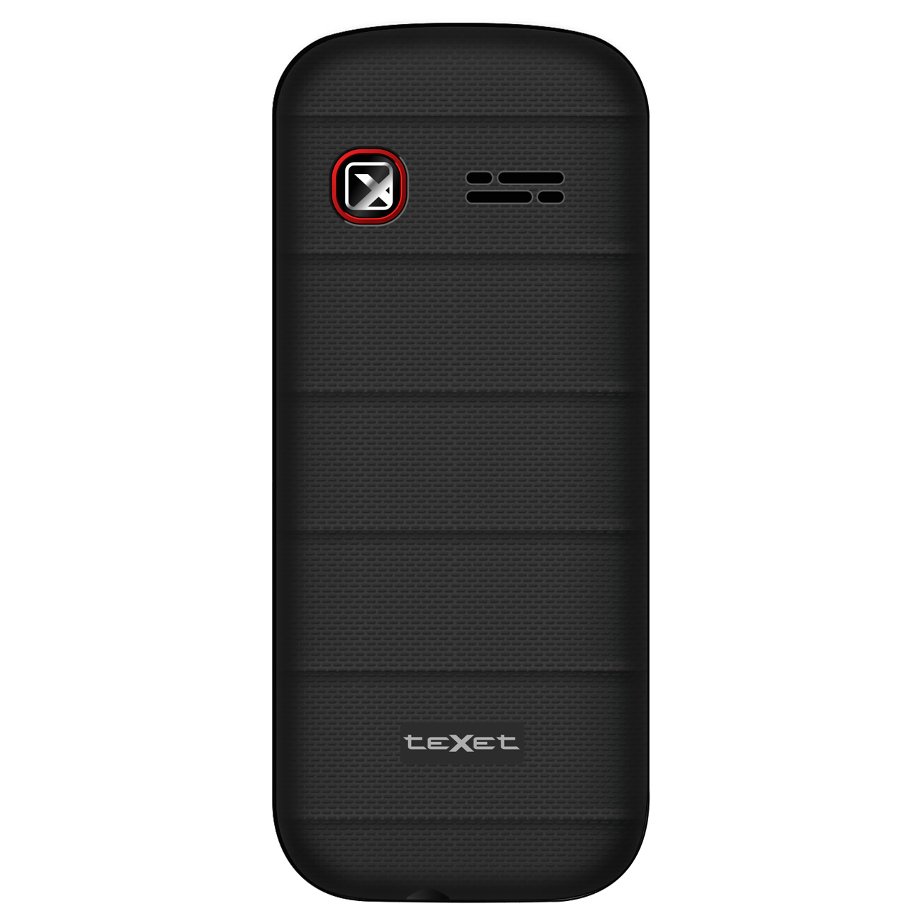 Телефон мобильный teXet TM-130, черно-красный