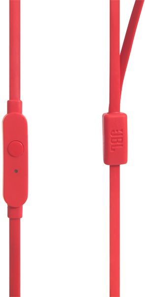 Наушники с микрофоном JBL T110 Red (JBLT110RED)