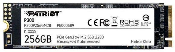 Диск SSD M.2 PCI-E 256Gb Patriot Memory P300 Series, M.2 PCI-E 3.0 x4, NVMe. Speed: Read-1700Mb/s, W купить по низкой цене в интернет-магазине ТехноВидео