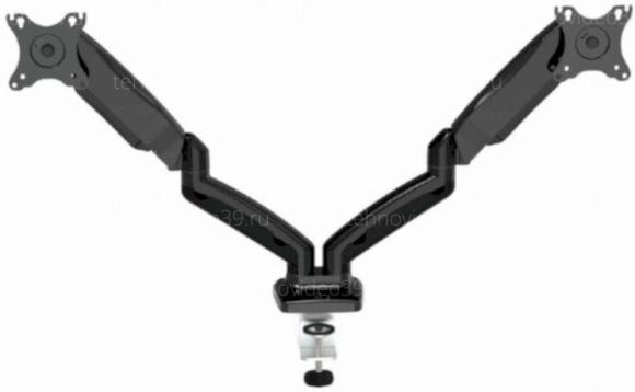 Крепление Gembird для двух мониторов MA-DA2-01 (13”-27”) VESA 75x75/100x100 черный купить по низкой цене в интернет-магазине ТехноВидео