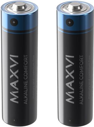 Батарейки Maxvi MBLR6CF2, COMFORT, AA, alkaline, по 2 шт.