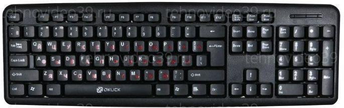 Клавиатура Оклик 90M черный USB купить по низкой цене в интернет-магазине ТехноВидео