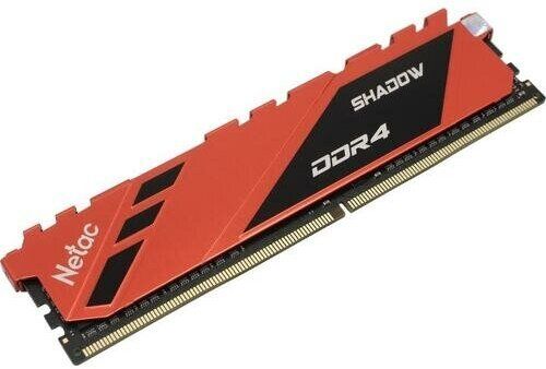 Память DDR4 8GB 3200Mhz Netac Shadow Red NTSDD4P32SP-08R