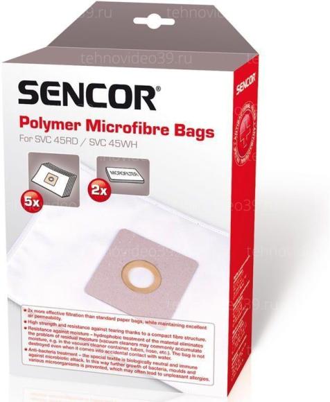 Пылесборник Sencor для пылесосов SVC 45RD/WH (5 шт.) купить по низкой цене в интернет-магазине ТехноВидео