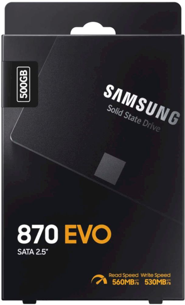 Диск SSD 500Gb Samsung 870 EVO SATA3 MZ-77E500BW