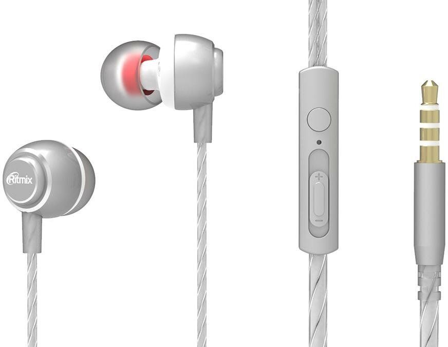 Наушники с микрофоном Ritmix RH-150M