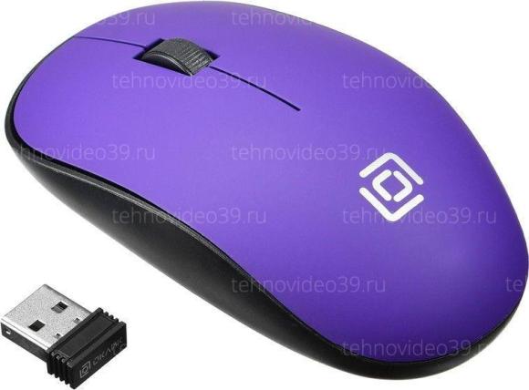 Мышь Оклик 515MW черный/пурпурный оптическая (1200dpi) беспроводная USB (3but) купить по низкой цене в интернет-магазине ТехноВидео