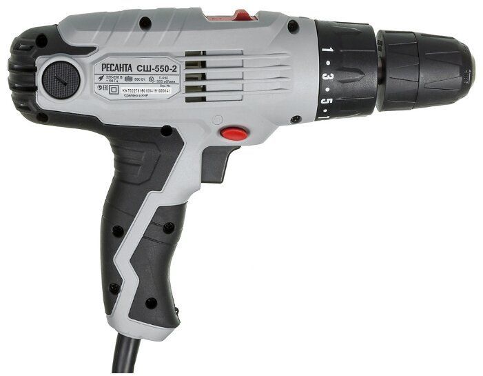 Сетевой шуруповерт Ресанта СШ-550-2 (75/16/1)