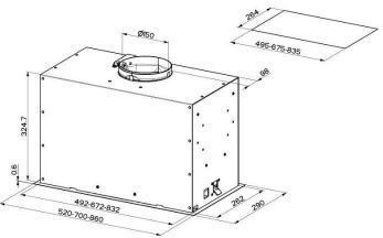 Вытяжка Faber INKA LUX EVO WH MATT A52