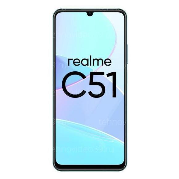 Смартфон Realme C51 4/128GB зеленый (RMX3830) купить по низкой цене в интернет-магазине ТехноВидео