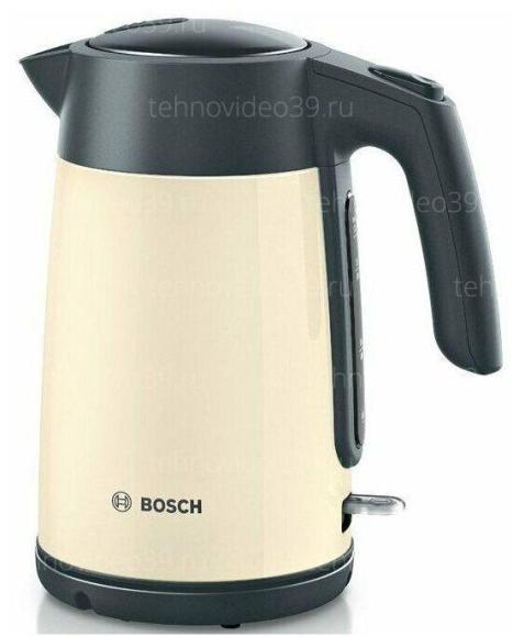 Электрический чайник Bosch TWK 7L467 бежевый/черный купить по низкой цене в интернет-магазине ТехноВидео