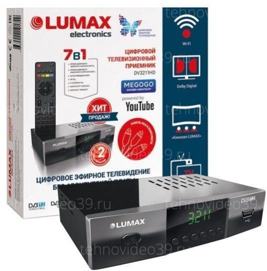 Тюнер цифровой эфирный Lumax DV3211HD купить по низкой цене в интернет-магазине ТехноВидео