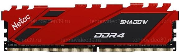 Память DDR4 8GB 3200Mhz Netac Shadow Red NTSDD4P32SP-08R купить по низкой цене в интернет-магазине ТехноВидео