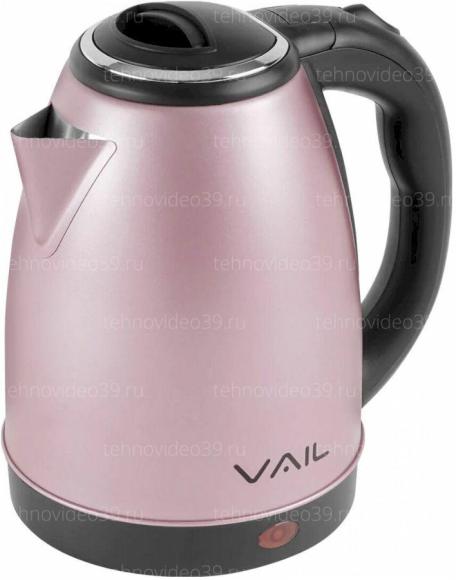 Электрический чайник VAIL VL-5507 розовый купить по низкой цене в интернет-магазине ТехноВидео