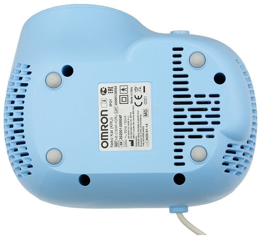Ингалятор компрессорный Omron Neko Kat (KRU) детский (голубой)