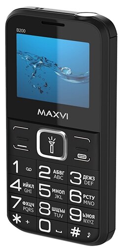 ТЕЛЕФОН МОБИЛЬНЫЙ Maxvi B200 black