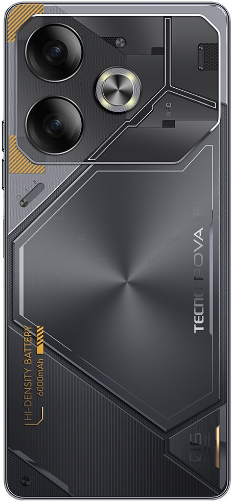 Смартфон TECNO POVA 6 12/256Gb серый (LI7)