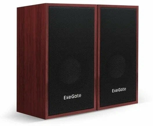 Колонки звуковые 2.0 ExeGate Tango 314, вишня, (EX287059RUS)