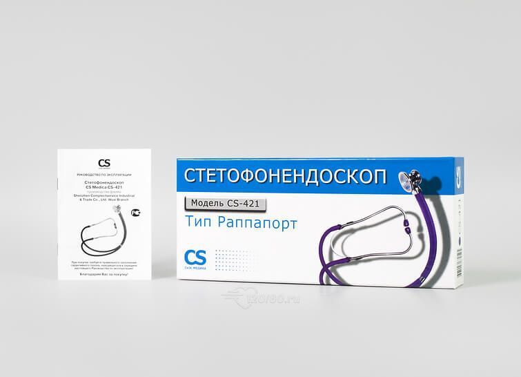 Стетофонендоскоп CS Medica CS-421 (фиолетовый)