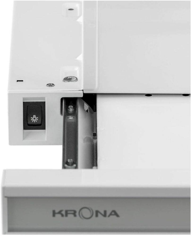 Вытяжка телескопическая Krona KAMILLA 600 GLASS WHITE (00026270)