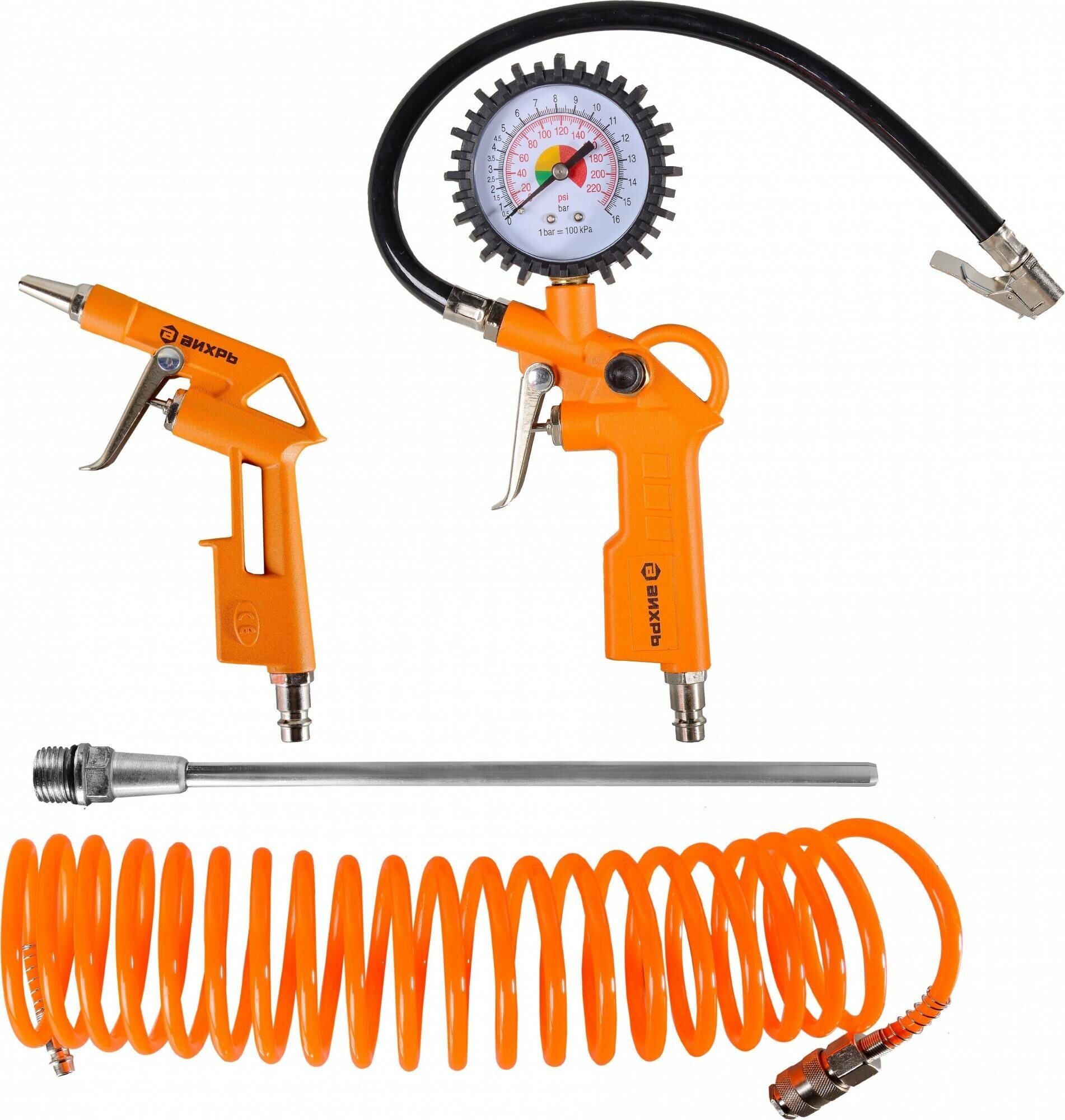 Набор пневмоинструмента Вихрь НП-4 (74/3/17)