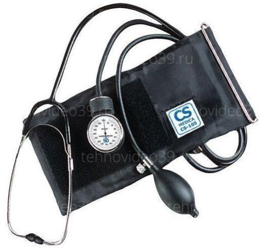 Измеритель артериального давления CS Medica CS 105 механический (со встроенным фонендоскопом) (CS-10 купить по низкой цене в интернет-магазине ТехноВидео