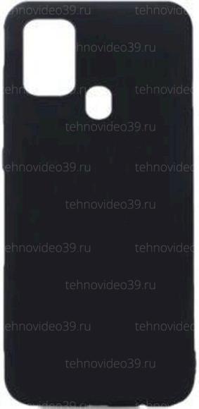 Чехол-накладка для Samsung Galaxy A21S, силикон/бархат, черный купить по низкой цене в интернет-магазине ТехноВидео