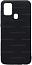 Чехол-накладка для Samsung Galaxy A21S, силикон/бархат, черный