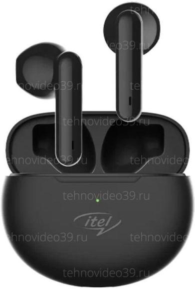 Беспроводные наушники с микрофоном Itel IT1 NEO bluetooth, с зарядным кейсом, черные (ITL-T1-BK) купить по низкой цене в интернет-магазине ТехноВидео