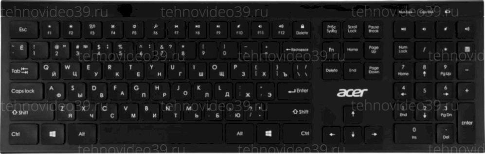 Клавиатура беспроводная Acer OKR300 черный USB беспроводная (ZL.KBDEE.014) купить по низкой цене в интернет-магазине ТехноВидео