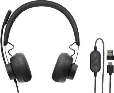 Гарнитура Logitech Zone Wired Headset Stereo (981-000875)