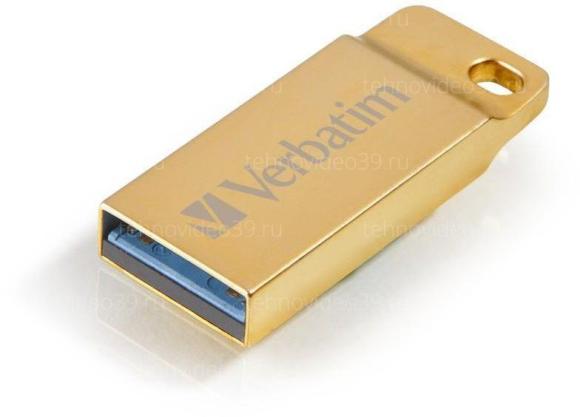 USB Flash Drive 64GB Verbatim (METAL EXECUTIVE GOLD) USB3.0 (99106) купить по низкой цене в интернет-магазине ТехноВидео