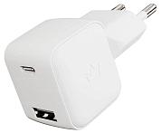 Сетевое зарядное устройство VLP G-Charge 20Вт USB-C+USB-A, PD, QC, белый купить по низкой цене в интернет-магазине ТехноВидео